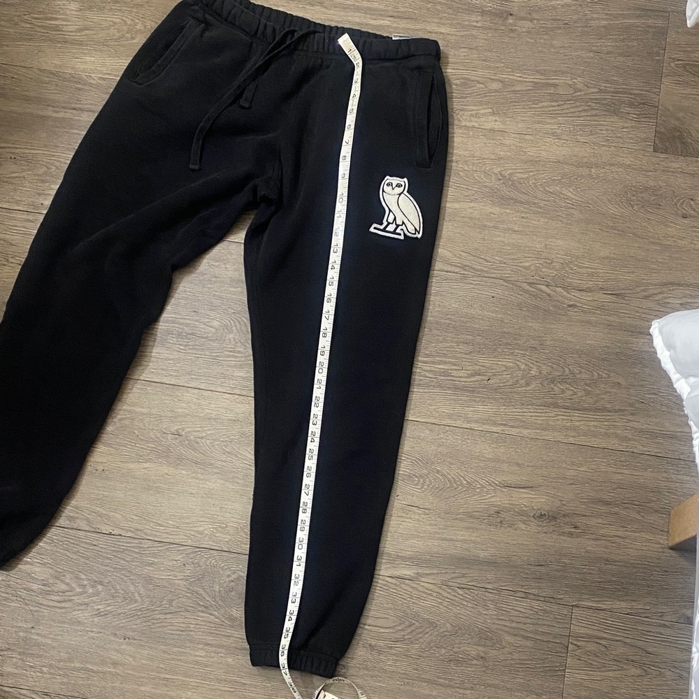 OVO Black Joggers with Owl Emblem - Picture 5 of 6